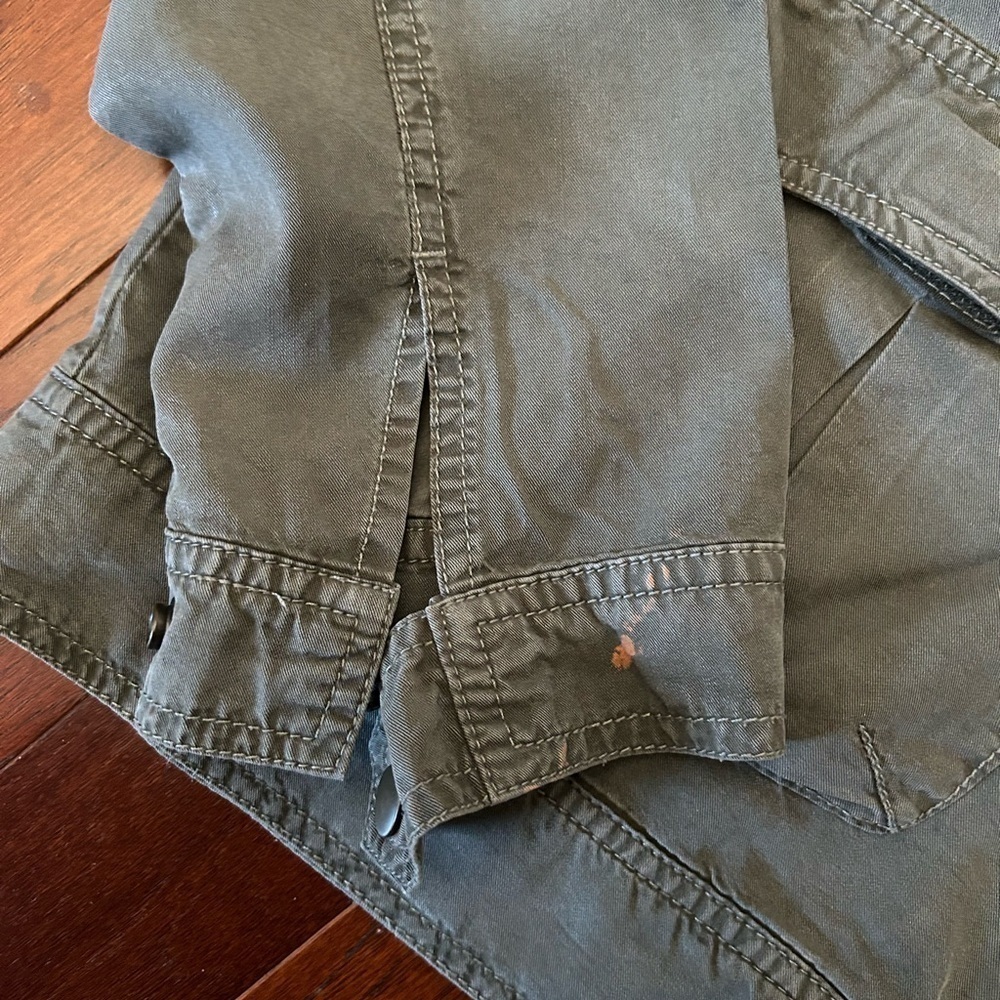 Mossimo Army Sage Green Cargo Soft Bomber Jacket - Size xxl - Picture 11 of 11